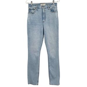 Abercrombie & Fitch The 90’s Slim Straight Ultra High Rise Curve Love